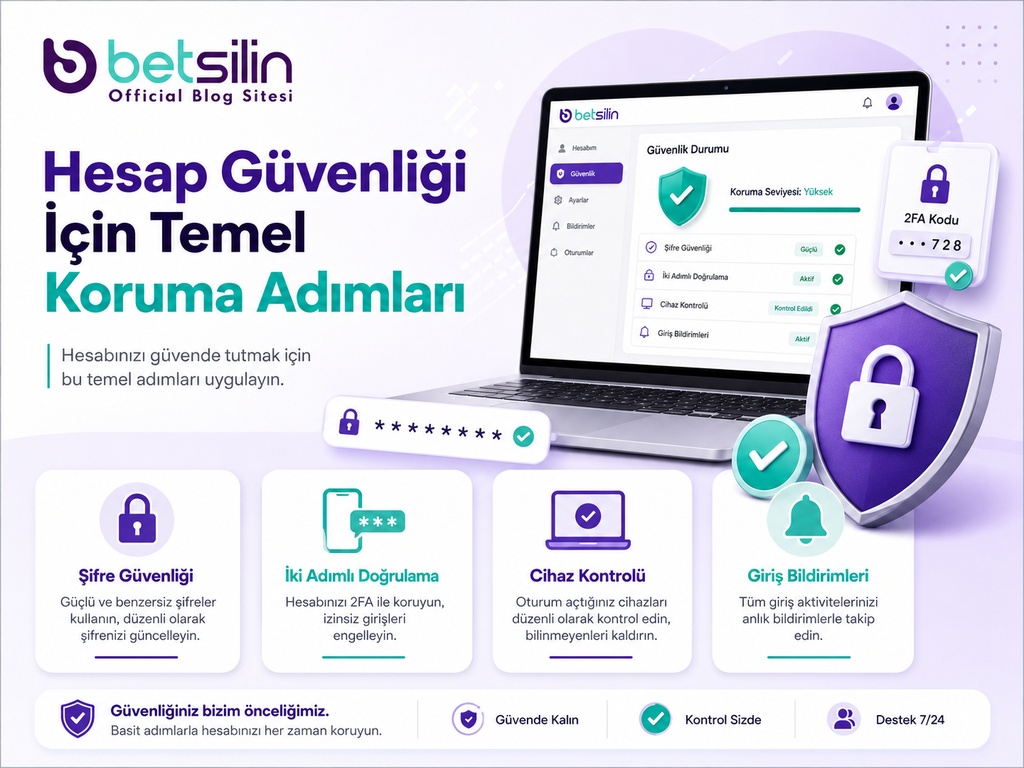 betsilin hesap güvenliği konusu